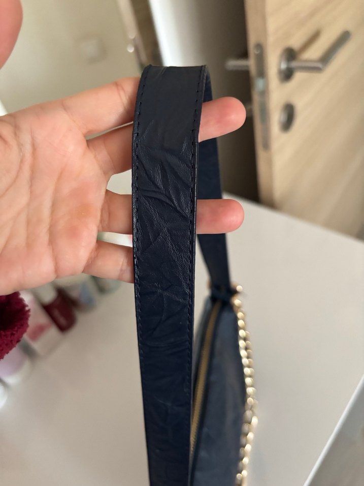 Orjinal Mudo Zincir Detaylı Siyah Kadın Çanta 10 da 1 fiyatına - Görsel 5