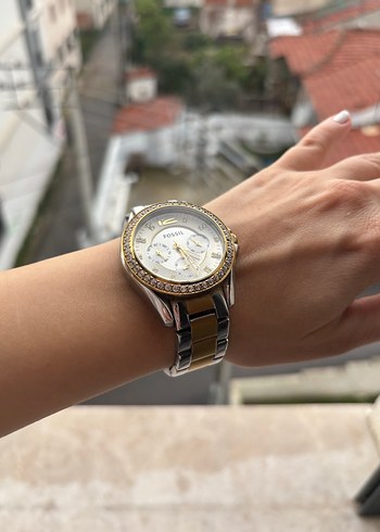 Fossil Kadın Altın Renkli Kordonlu Saat - Görsel 16