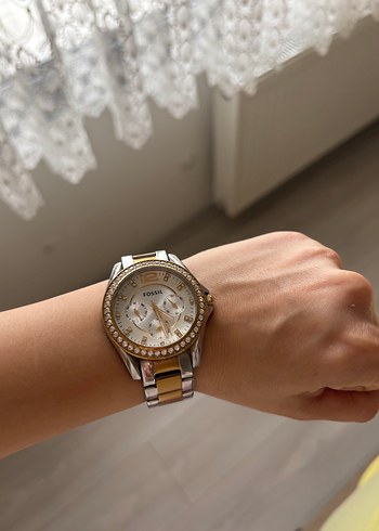 Fossil Kadın Altın Renkli Kordonlu Saat - Görsel 11