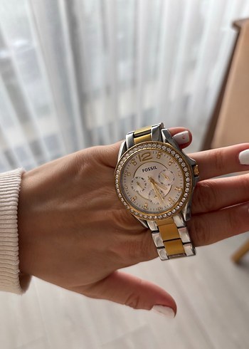 Fossil Kadın Altın Renkli Kordonlu Saat - Görsel 8