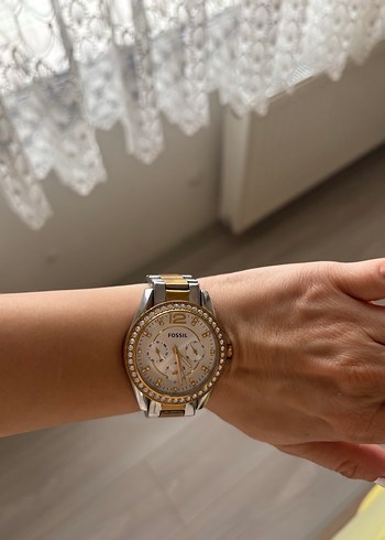 Fossil Kadın Altın Renkli Kordonlu Saat - Görsel 12