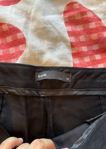 Kadın Siyah Mini Pamuk Şort - Görsel 5