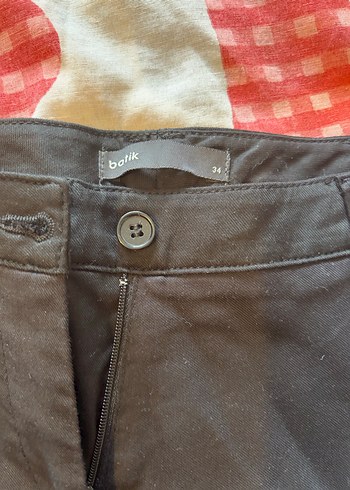 Kadın Siyah Mini Pamuk Şort - Görsel 4