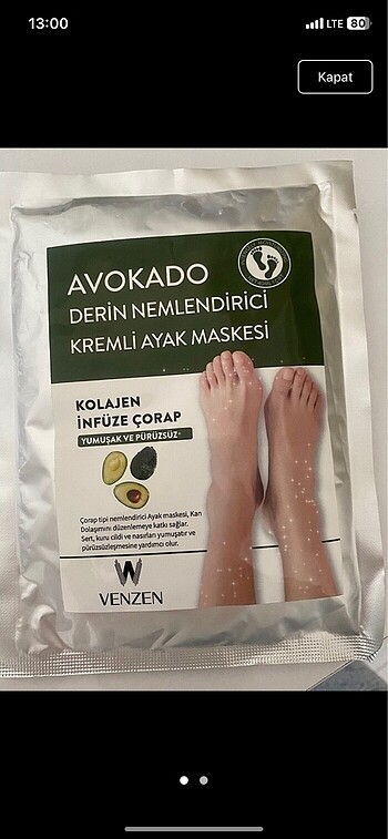 Ayak Maskesi