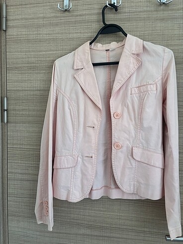 Blazer Ceket Pembe