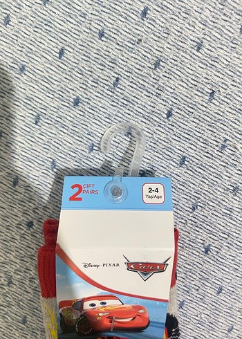 Çocuklar için Renkli Baskılı Arabalar Çorapları - Görsel 2