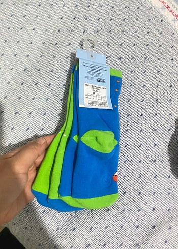 Erkek Çocuk Renkli Baskılı Çorap 2'li Polaris - Görsel 3