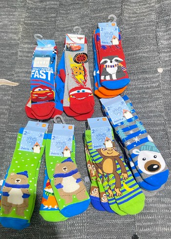 Renkli Baskılı Erkek Çorapları - Görsel 2