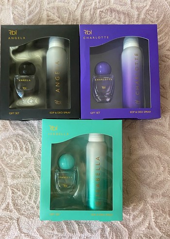 Rbl Kadın Parfüm Setleri - Angela, Charlotte, Isabella - Görsel 2