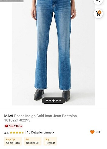 34 Beden Mavi jean