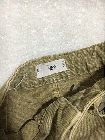 36 Beden camel Renk Mango geniş jean