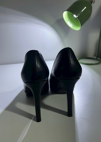 Siyah Stiletto Topuklu Kadın Ayakkabı - Görsel 5