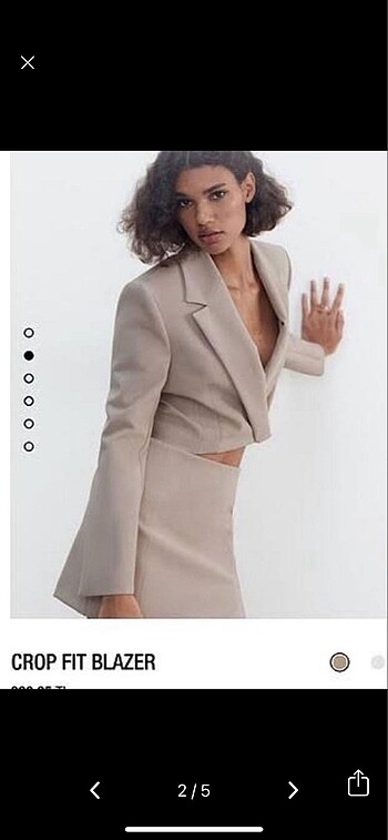 Zara Zara blazer etek takım