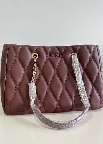 Beden Nine West Aurelie Jet Set Carryall Kahverengi Çanta
