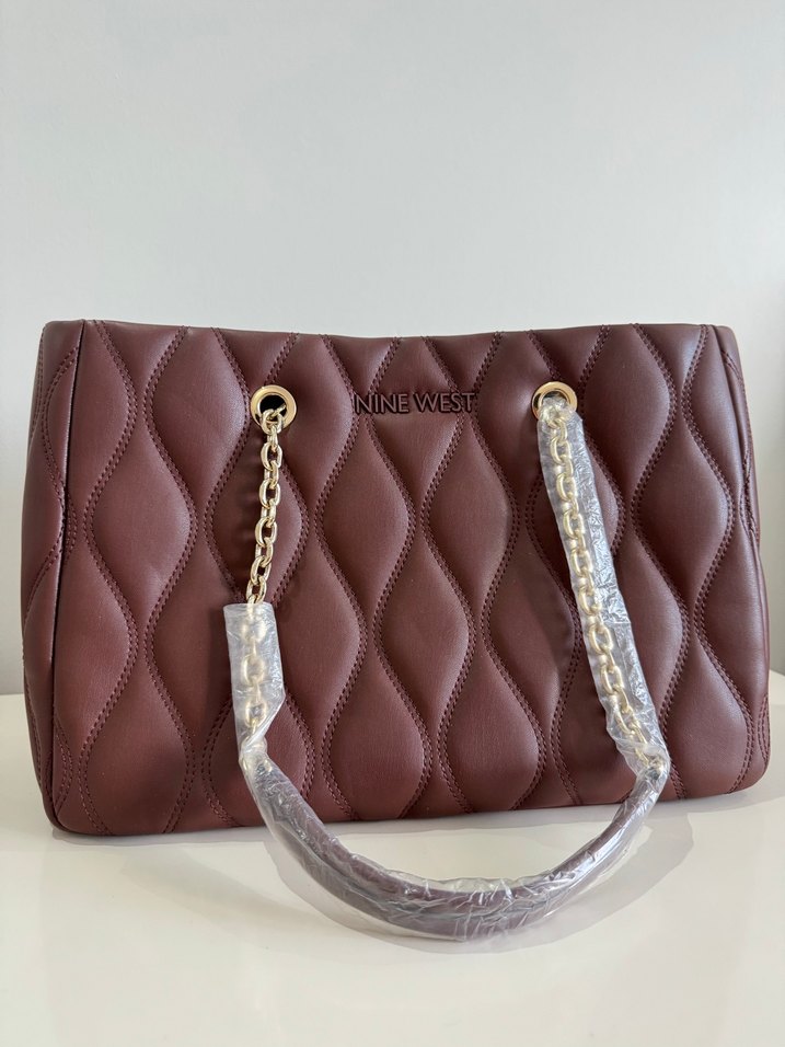 Nine West Aurelie Jet Set Carryall Kahverengi Çanta - Görsel 2