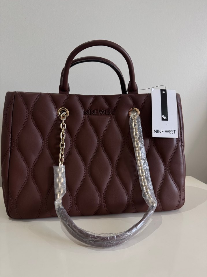 Nine West Aurelie Jet Set Carryall Kahverengi Çanta - Görsel 4
