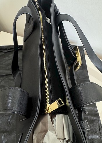 Nine West Siyah Deri Tokalı Kadın Omuz Çantası - Görsel 2