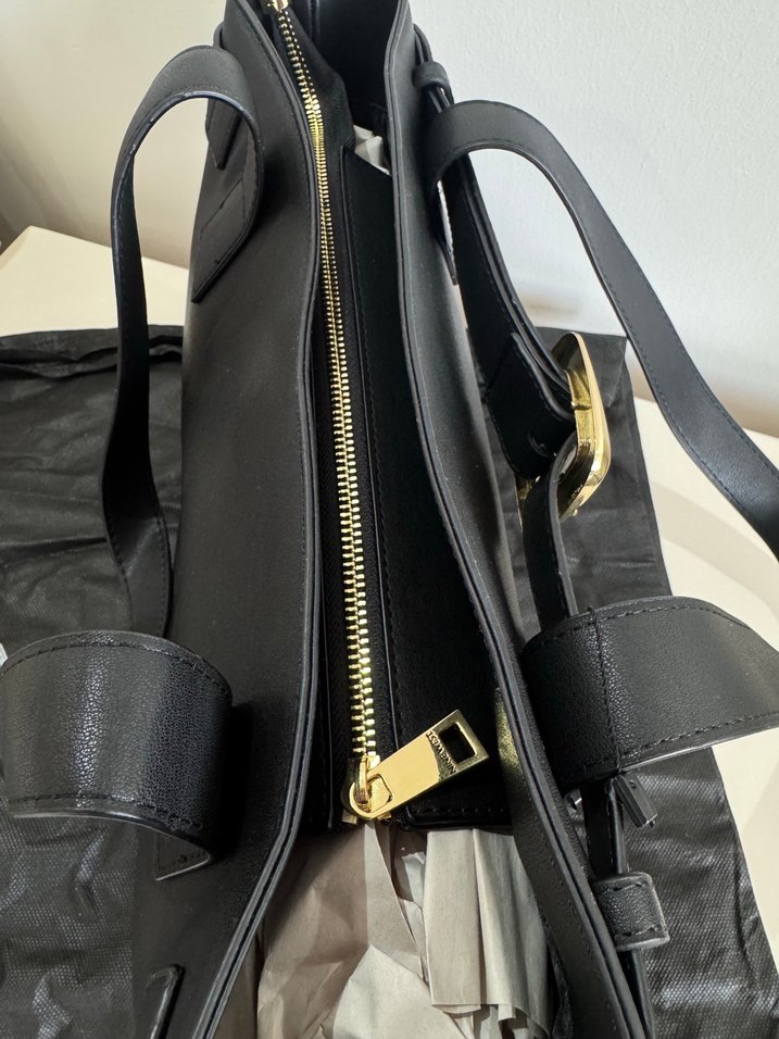 Nine West Siyah Deri Tokalı Kadın Omuz Çantası - Görsel 2