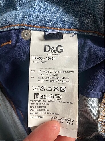 Dolce & Gabbana Orijinal sıfır D&G DOLCE GABBANA