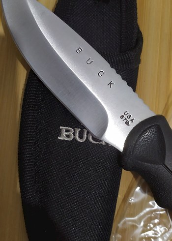 Buck Avcı Bıçağı 22 CM Siyah Kılıflı - Görsel 2