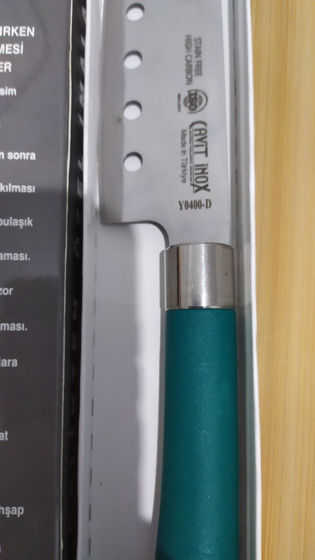 Cavit İnox Santoku Şef Bıçağı - Görsel 2