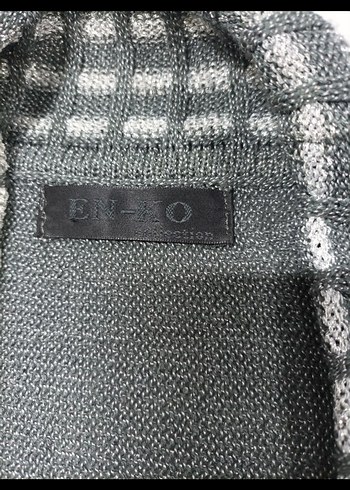 Gri Triko Kadın Hırka Midi Boy - Görsel 3