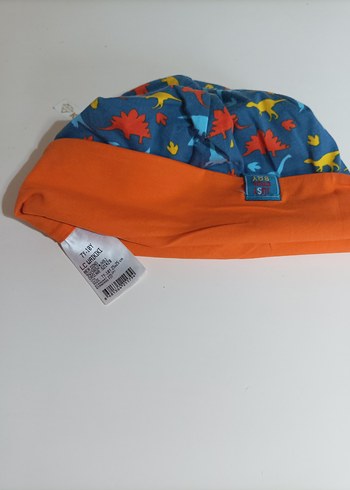 Çok Renkli Erkek Çocuk Dinozor Desenli Bere - Görsel 2