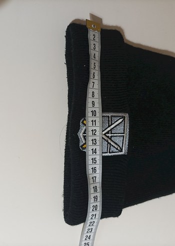 Siyah Kadın Örgü Streetwear Bere - Görsel 3