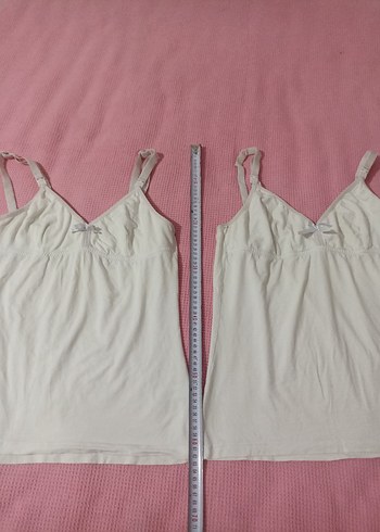 Beyaz Hamile ve Emzirme Atletleri - Görsel 2