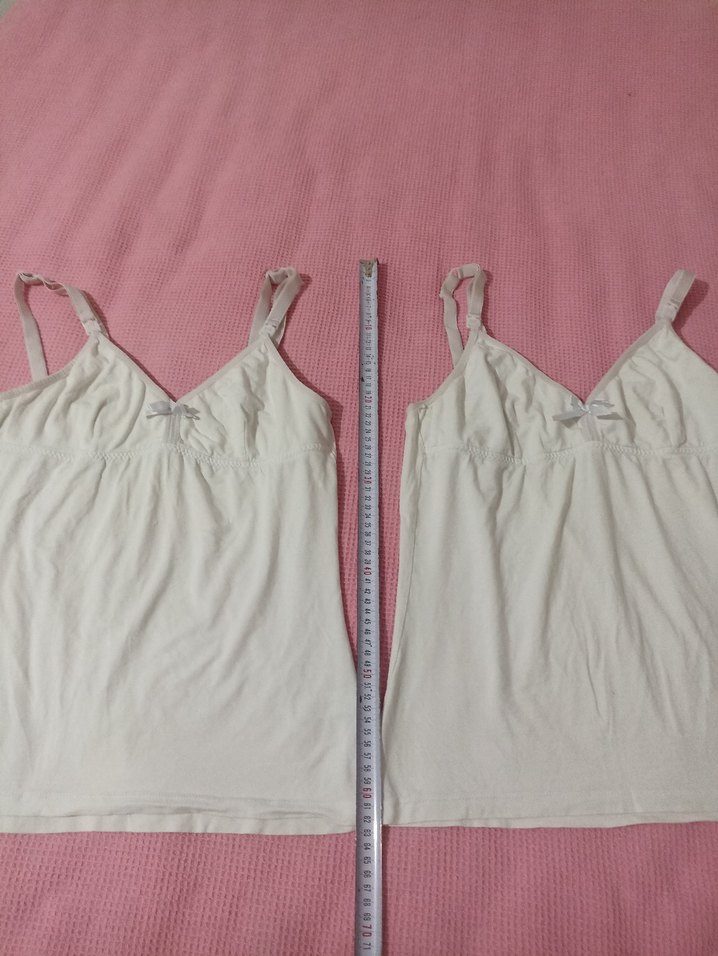 Beyaz Hamile ve Emzirme Atletleri - Görsel 2