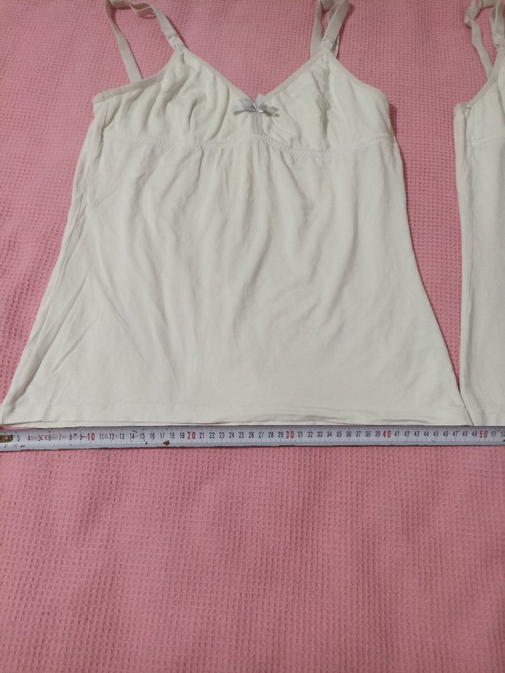 Beyaz Hamile ve Emzirme Atletleri - Görsel 3