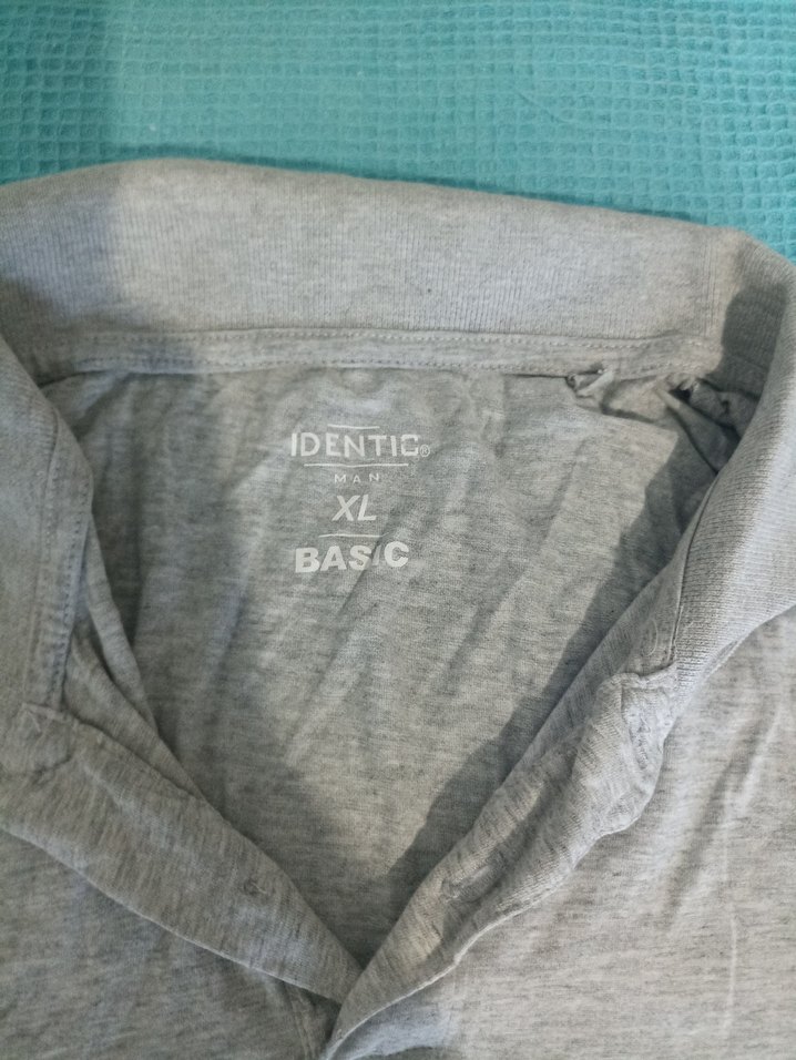 Gri Kısa Kollu Erkek Polo Tişört - Görsel 3