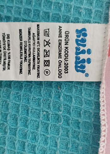 Pembe Yıldız Desenli Bebek emzirme önlüğü - Görsel 3