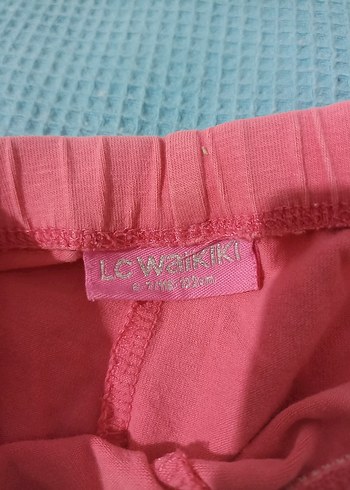 Kız Çocuk Elastik Bel Pamuklu Tayt Seti - Görsel 7