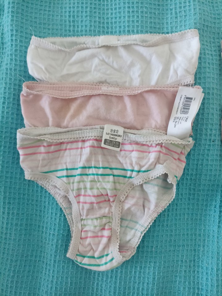 Çok Renkli Kız Çocuk Külot Seti - Görsel 3