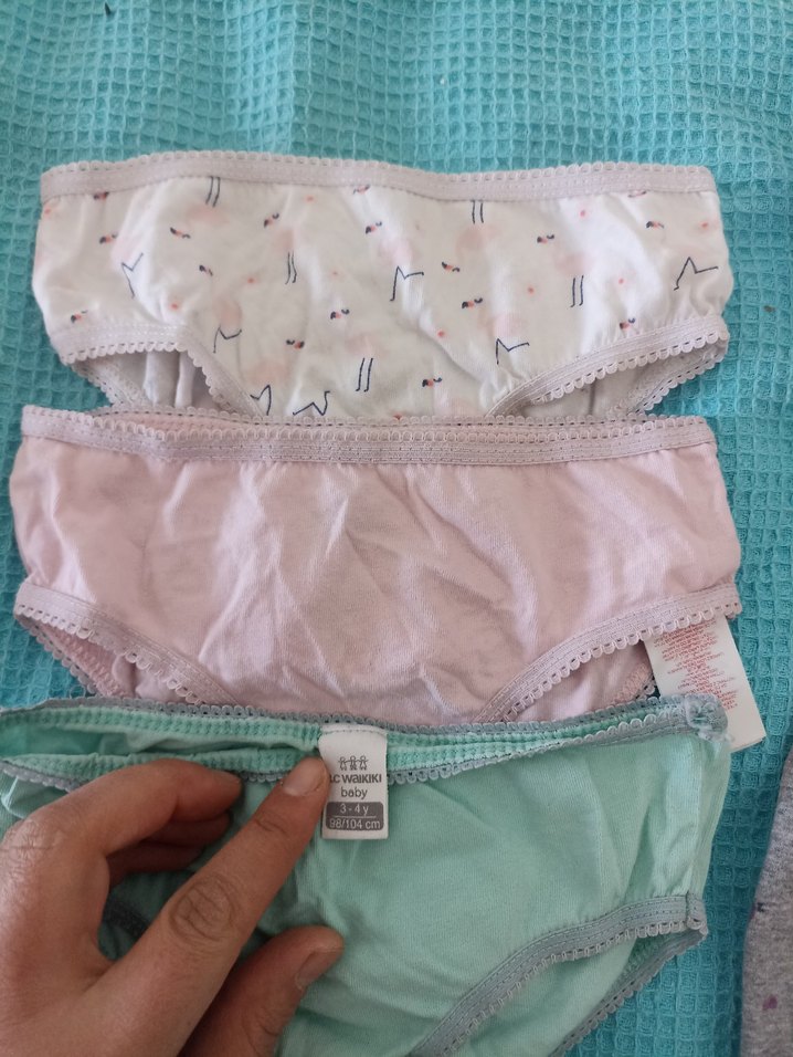 Çok Renkli Kız Çocuk Külot Seti - Görsel 2