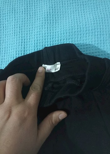 Kız Çocuk Siyah Tayt - Görsel 4