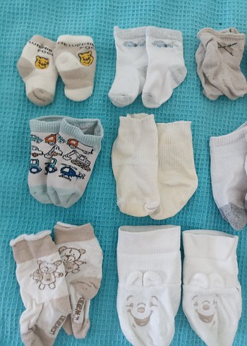 Erkek Çocuk Gri ve Mavi Çoraplar - Görsel 2