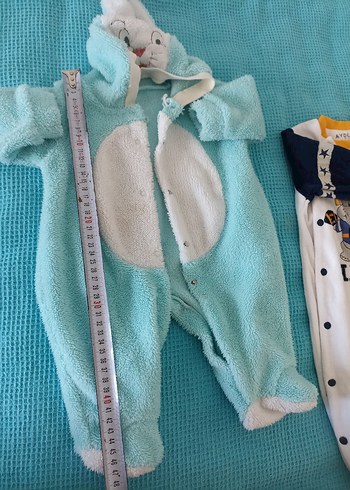 Bebek Uyku Tulumu Seti Pastel Renkler - Görsel 2