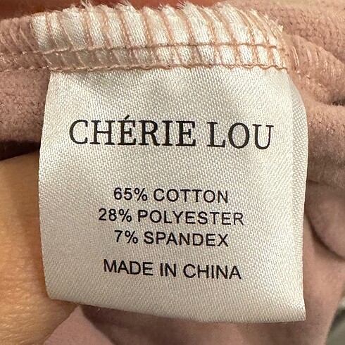 Chérie Lou Coquette Pembe Crop Bluz - Görsel 4