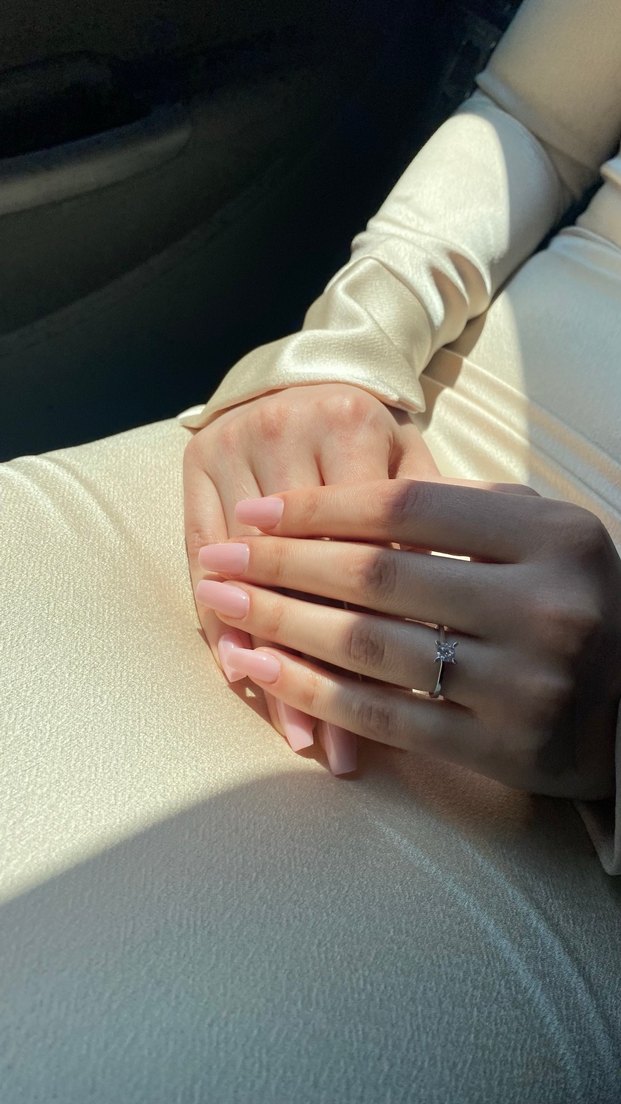 Uzun Kollu Drapeli Şarap rengi  Nişan Elbisesi - Görsel 4