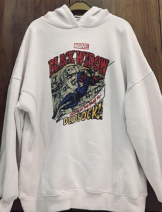 Marvel beyaz sweatshirt
