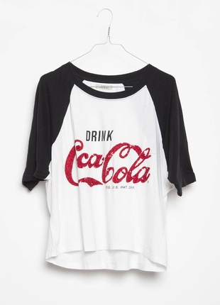s Beden Zara Coca Cola Tshirt