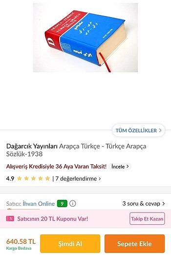 Arapça Sözlük - Görsel 3