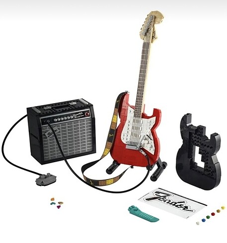  lego stratocaster gitar