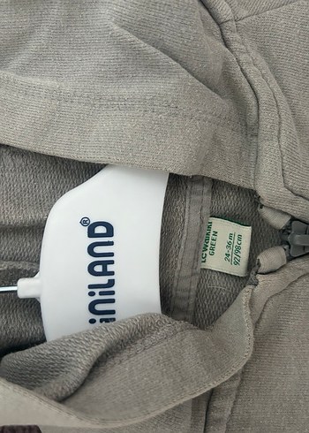 Erkek Çocuk Gri Kapüşonlu Fermuarlı Sweatshirt - Görsel 6