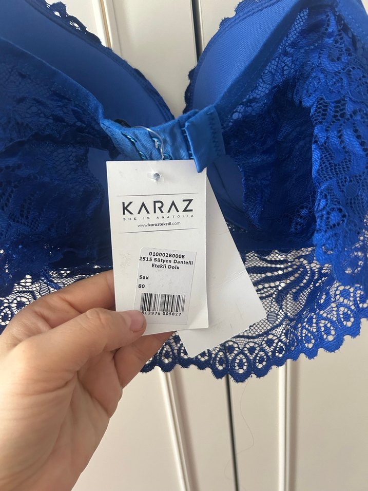 Koyu Mavi Bohem Midi Sütyen - Görsel 3