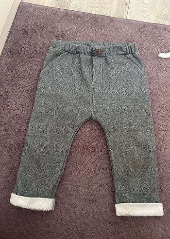 Düğmeli Gri Erkek Çocuk Pantolonu - Görsel 2