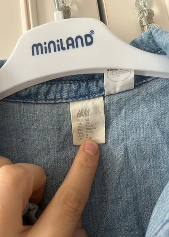 H&M Erkek Çocuk Denim Gömlek - Görsel 4