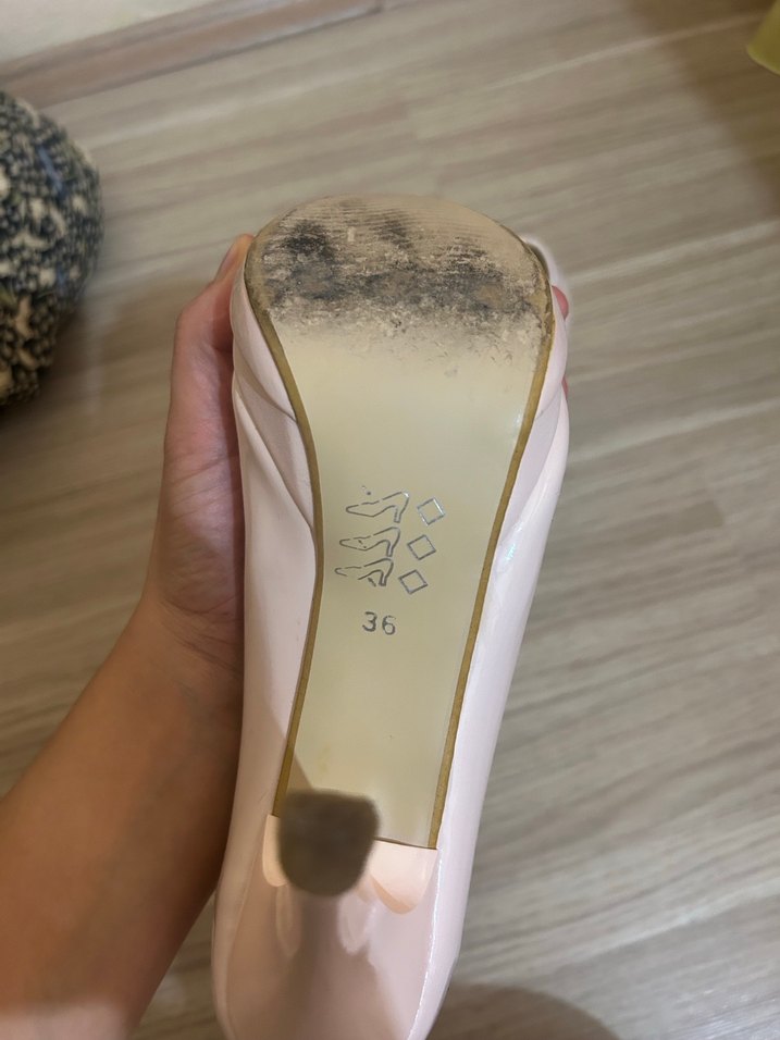 Parlak Pembe Stiletto Topuklu Kadın Ayakkabı - Görsel 3